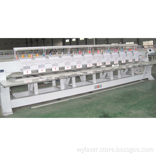 Multi Head Industrial Flat Embroidery Machine Computerized